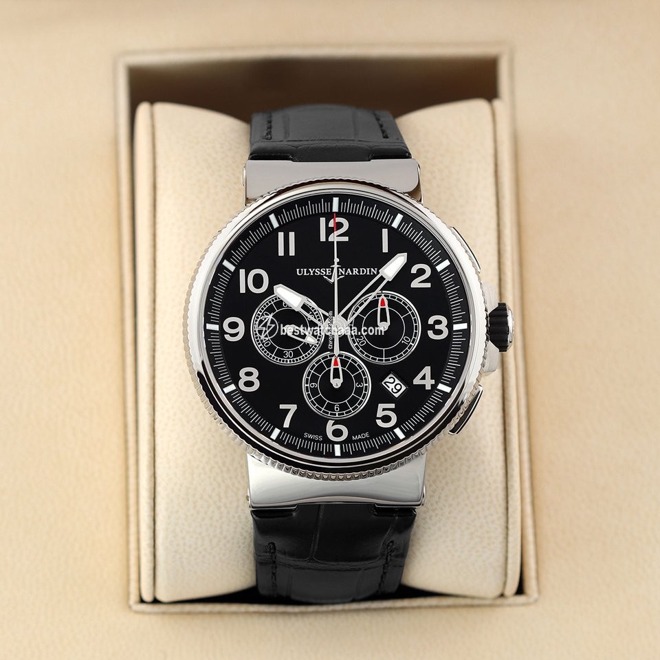 Ulysse Nardin Marine Chronograph Mens watch Unisex Automatic Steel 1503-150 62