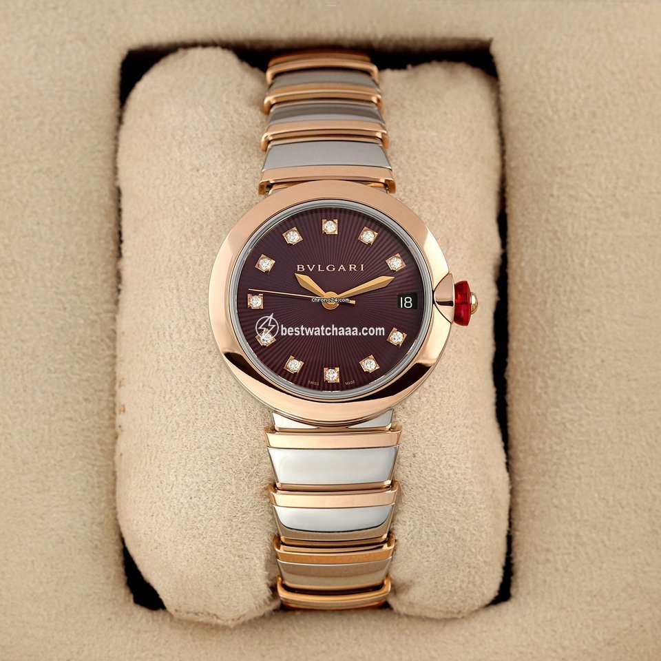 Bulgari Lucea Womens watch Automatic Gold Steel 102497