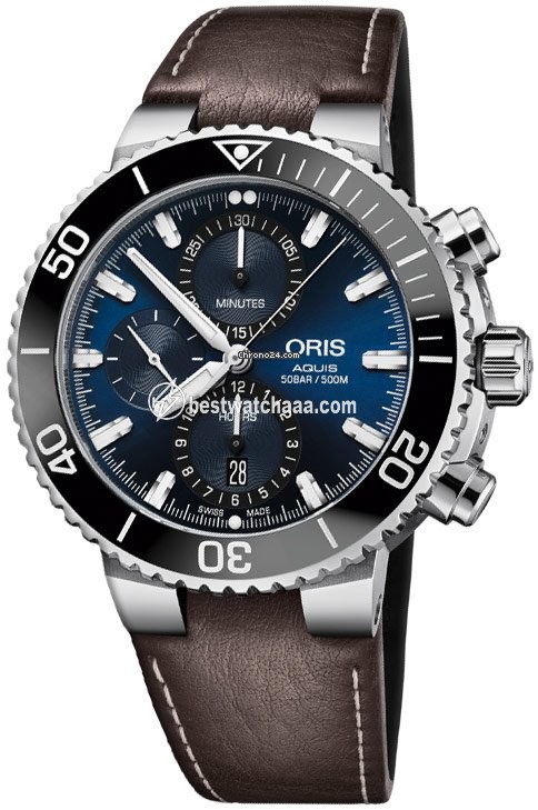 Oris Aquis Chronograph Mens watch Unisex Automatic Steel 01 774 7743 4155-07 5 24 10EB