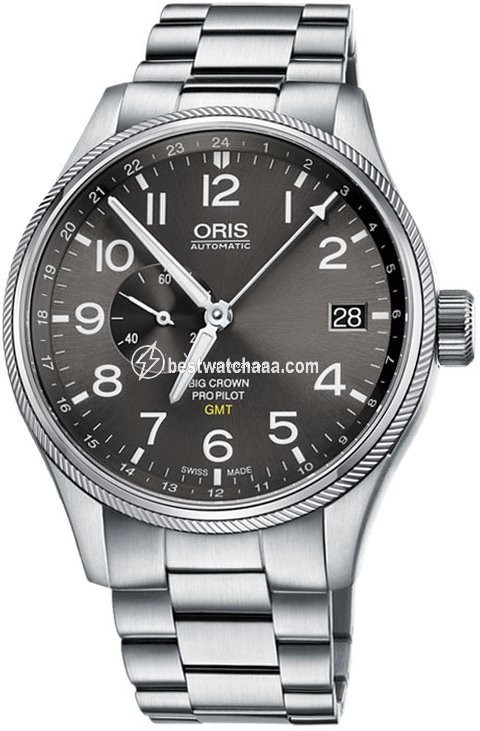 Oris Big Crown ProPilot GMT Mens watch Unisex Automatic Steel 01 748 7710 4063-07 8 22 19