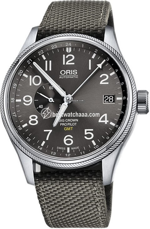 Oris Big Crown ProPilot GMT Mens watch Unisex Automatic Steel 01 748 7710 4063-07 5 22 17FC