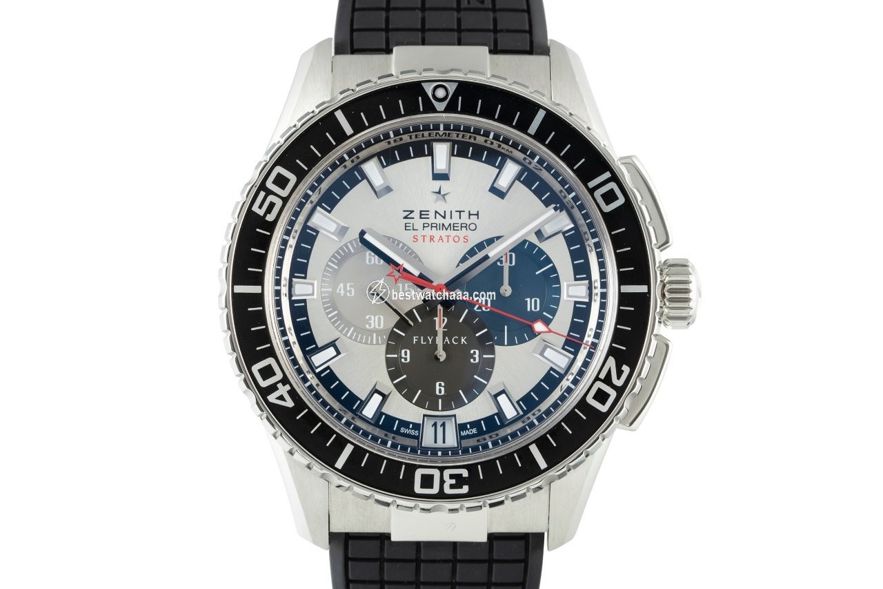 Zenith El Primero Stratos Flyback Mens watch Unisex Automatic Steel 03.2066.405