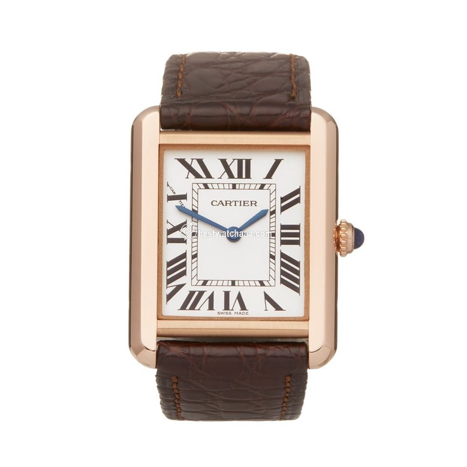 Cartier Tank Solo Quartz Gold Steel W5200025