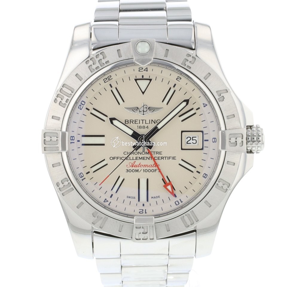 Breitling Avenger II GMT Mens watch Unisex Automatic Steel A3239011