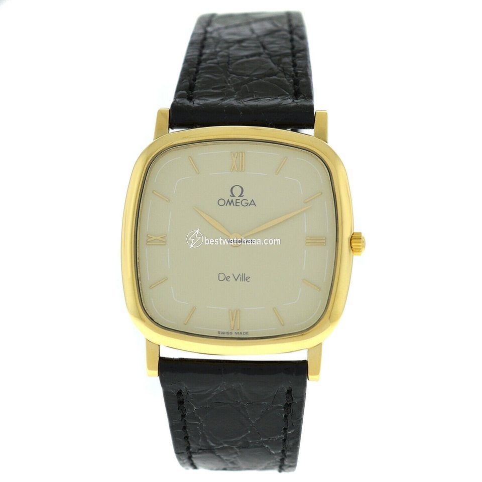 Omega De Ville Mens watch Unisex Quartz Yellow gold 1953378 3953378