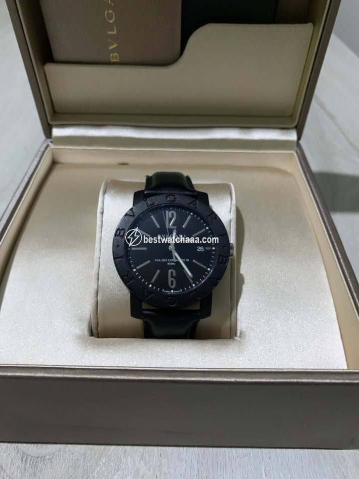 Bulgari Mens watch Unisex Automatic Carbon 101823
