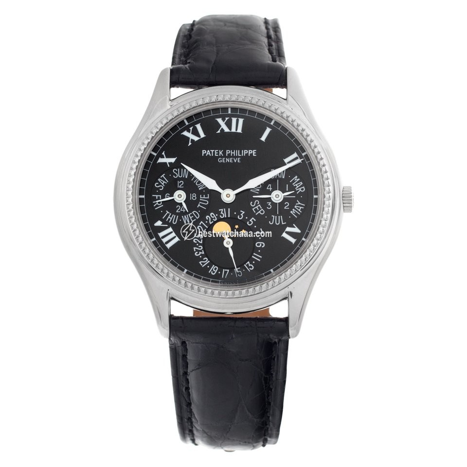 Patek Philippe Perpetual Calendar Mens watch Unisex Automatic White gold 5038