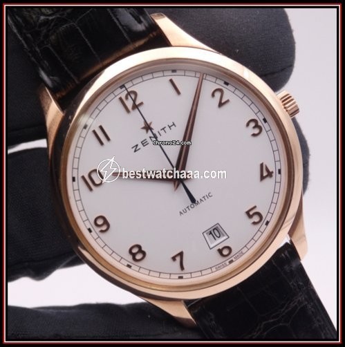 Zenith Captain Central Second Mens watch Unisex Automatic Rose gold 18.2021.670 38.C498