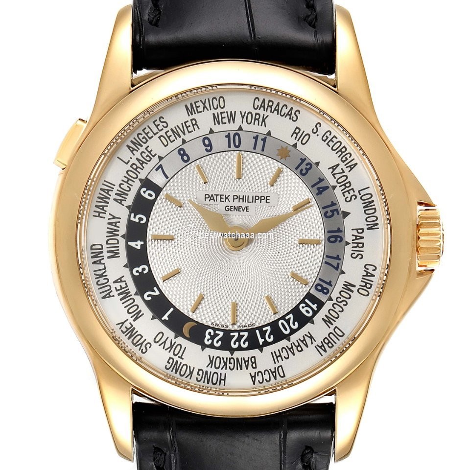 Patek Philippe World Time Mens watch Unisex Automatic Yellow gold 5110J