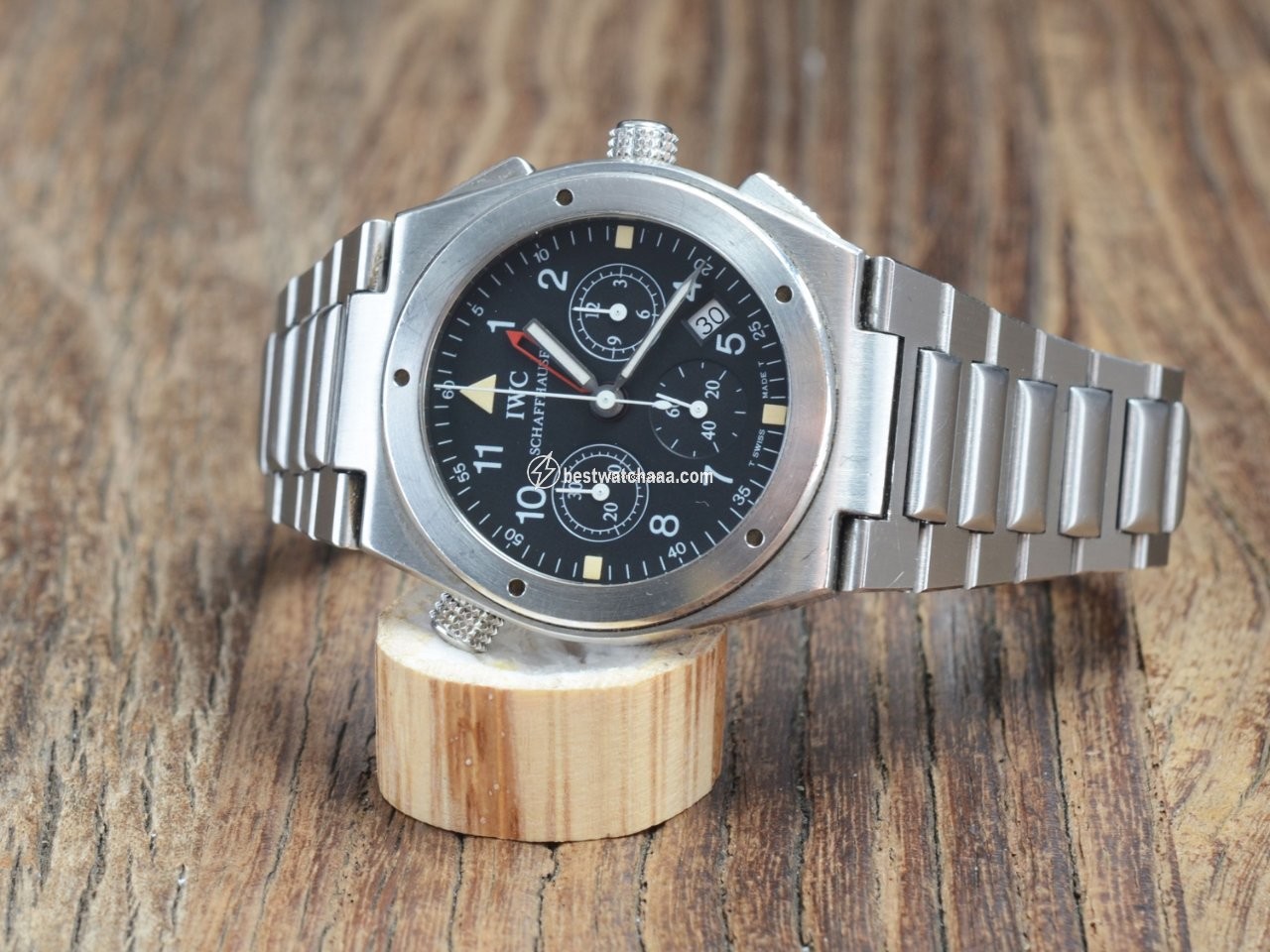 IWC Ingenieur Chronograph Mens watch Unisex Quartz Steel IW3805