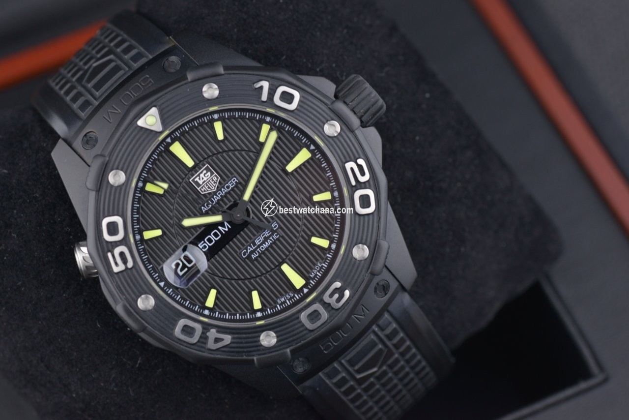 TAG Heuer Aquaracer 500M Mens watch Unisex Automatic Titanium waj2180.ft6015