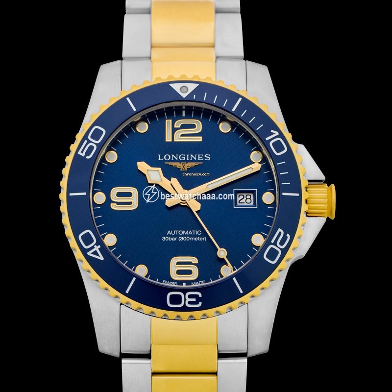 Longines HydroConquest Mens watch Unisex Automatic Yellow gold L37813967