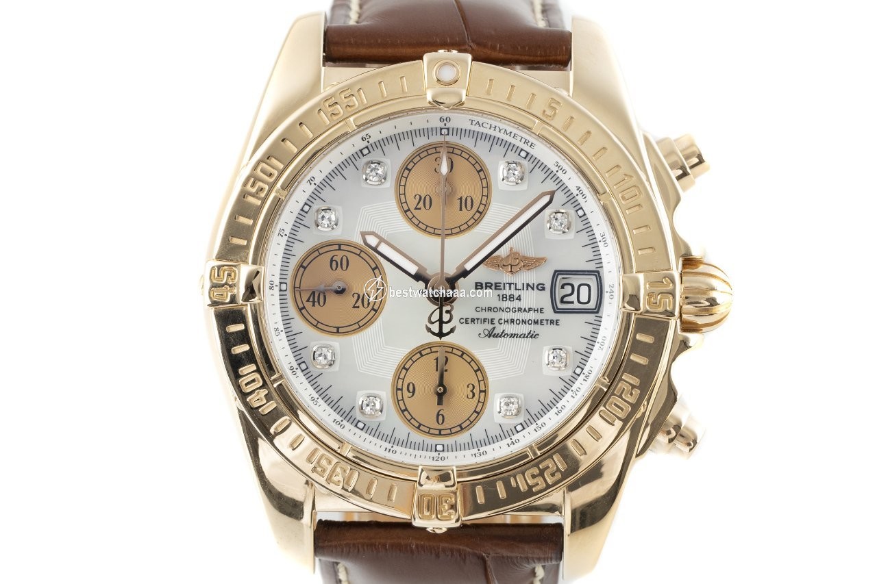 Breitling Chrono Cockpit Mens watch Unisex Automatic Red gold H13358