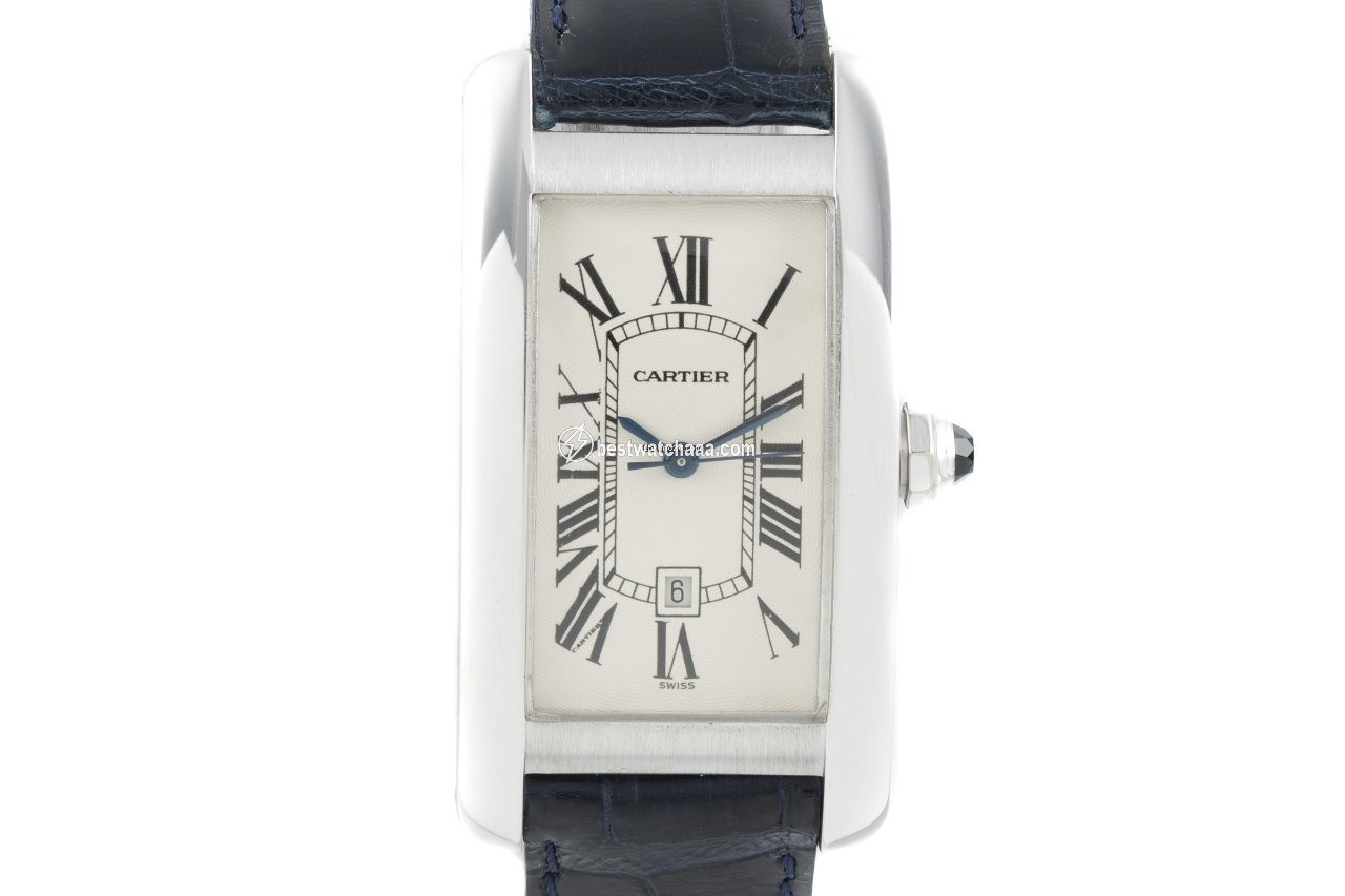 Cartier Tank Americaine Mens watch Unisex Automatic White gold 1726