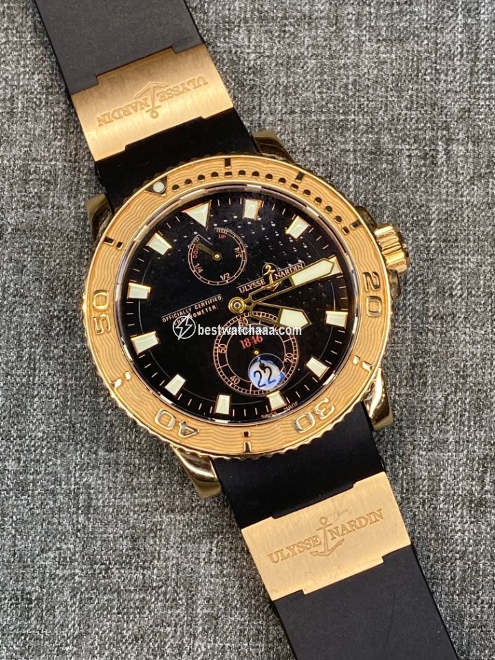 Ulysse Nardin Maxi Marine Diver Mens watch Unisex Automatic Rose gold 266-33-3A 92
