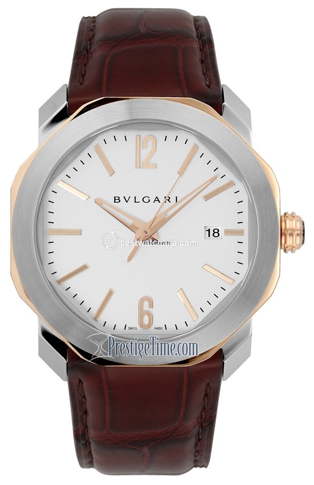 Bulgari Octo Mens watch Unisex Automatic Gold Steel 102703 oc41c6spgld