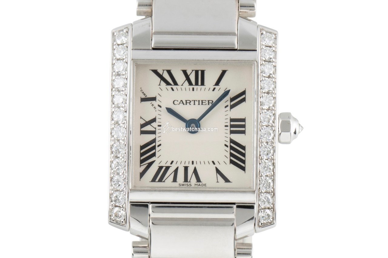 Cartier Tank Francaise Womens watch Quartz White gold 2403