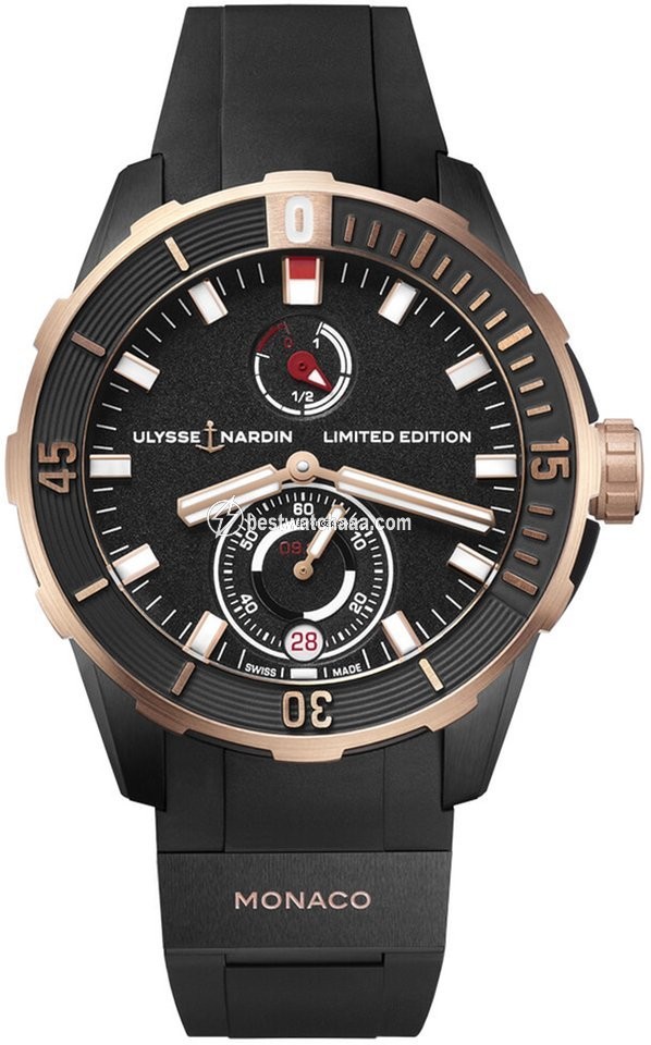Ulysse Nardin Mens watch Unisex Automatic Rose gold 1185-170LE-3 BLACK-MON