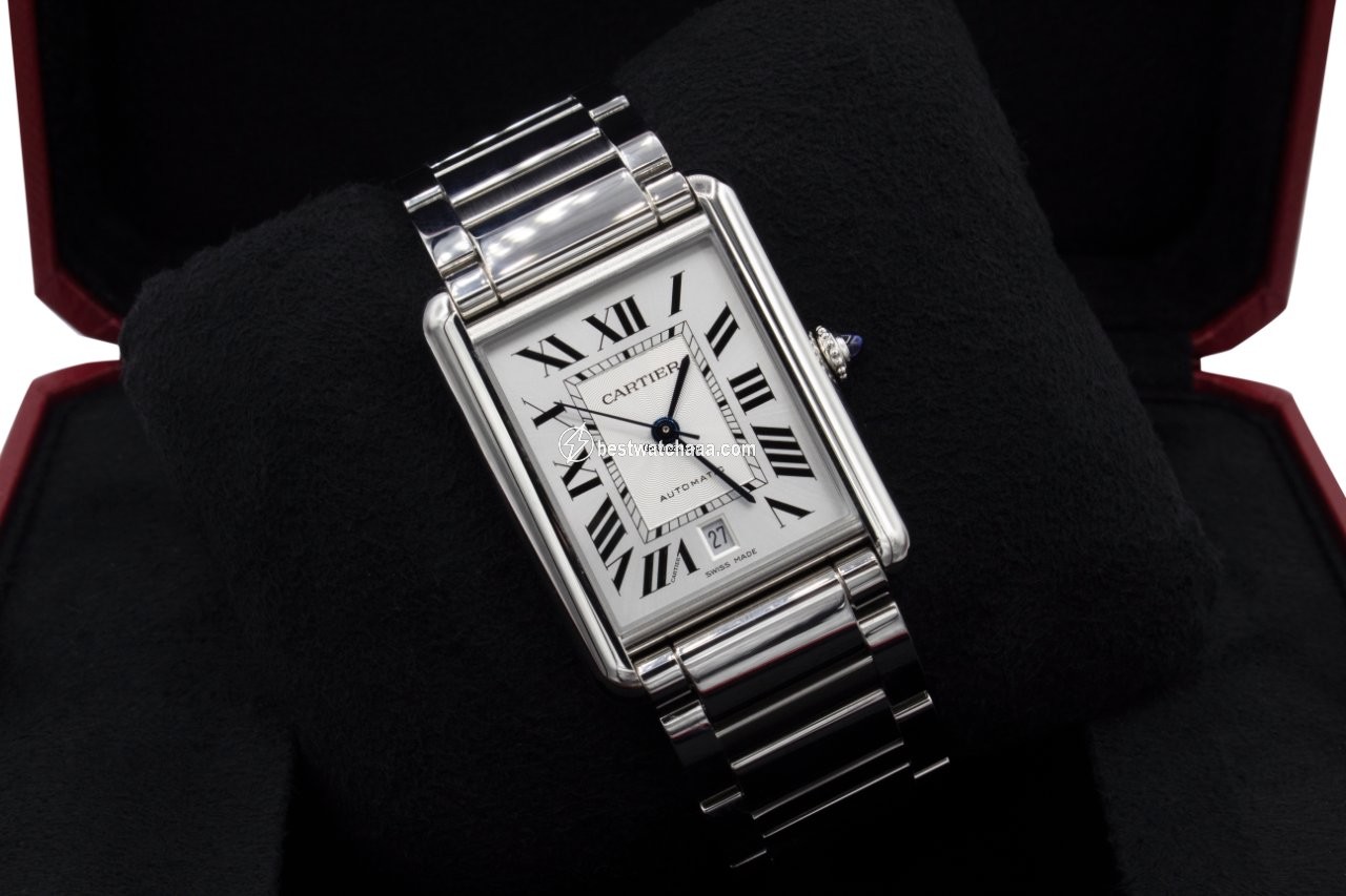 Cartier Tank Mens watch Unisex Automatic Steel WSTA0053