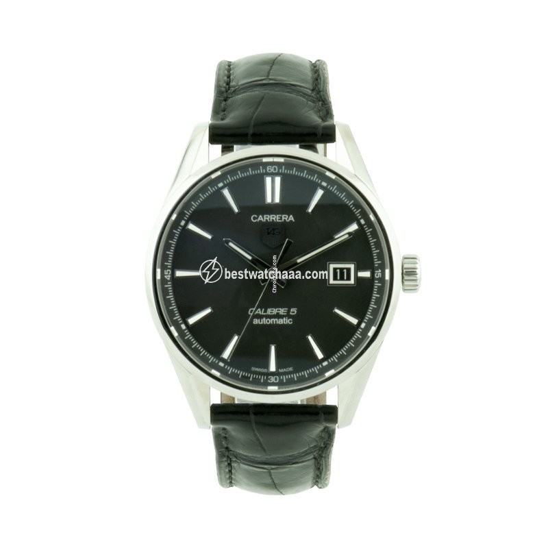 TAG Heuer Carrera Calibre 5 Mens watch Unisex Automatic Steel WAR211A.FC6180