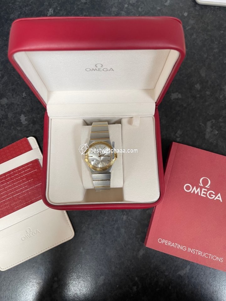Omega Constellation Quartz Mens watch Unisex Quartz Gold Steel 123.20.35.60.02.002