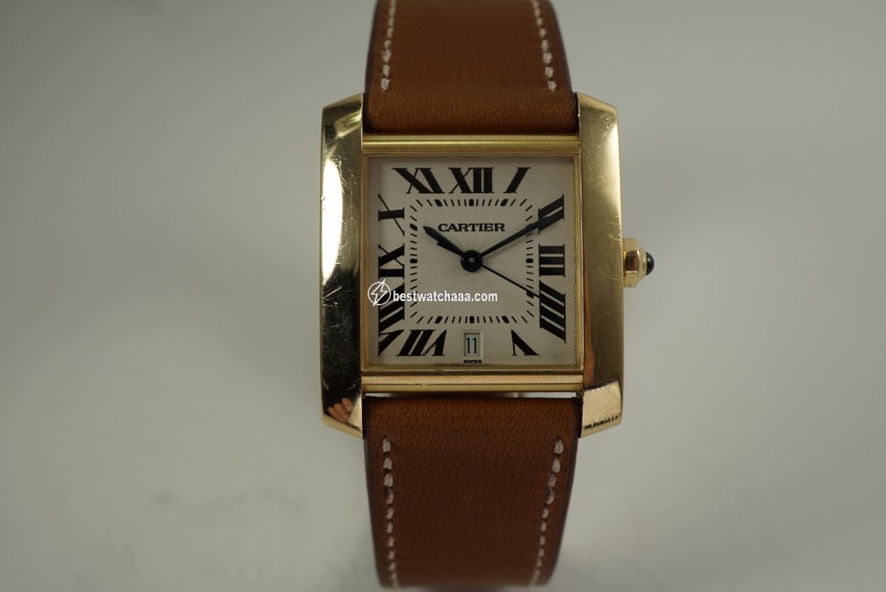 Cartier Tank Francaise Mens watch Unisex Automatic Yellow gold 1840