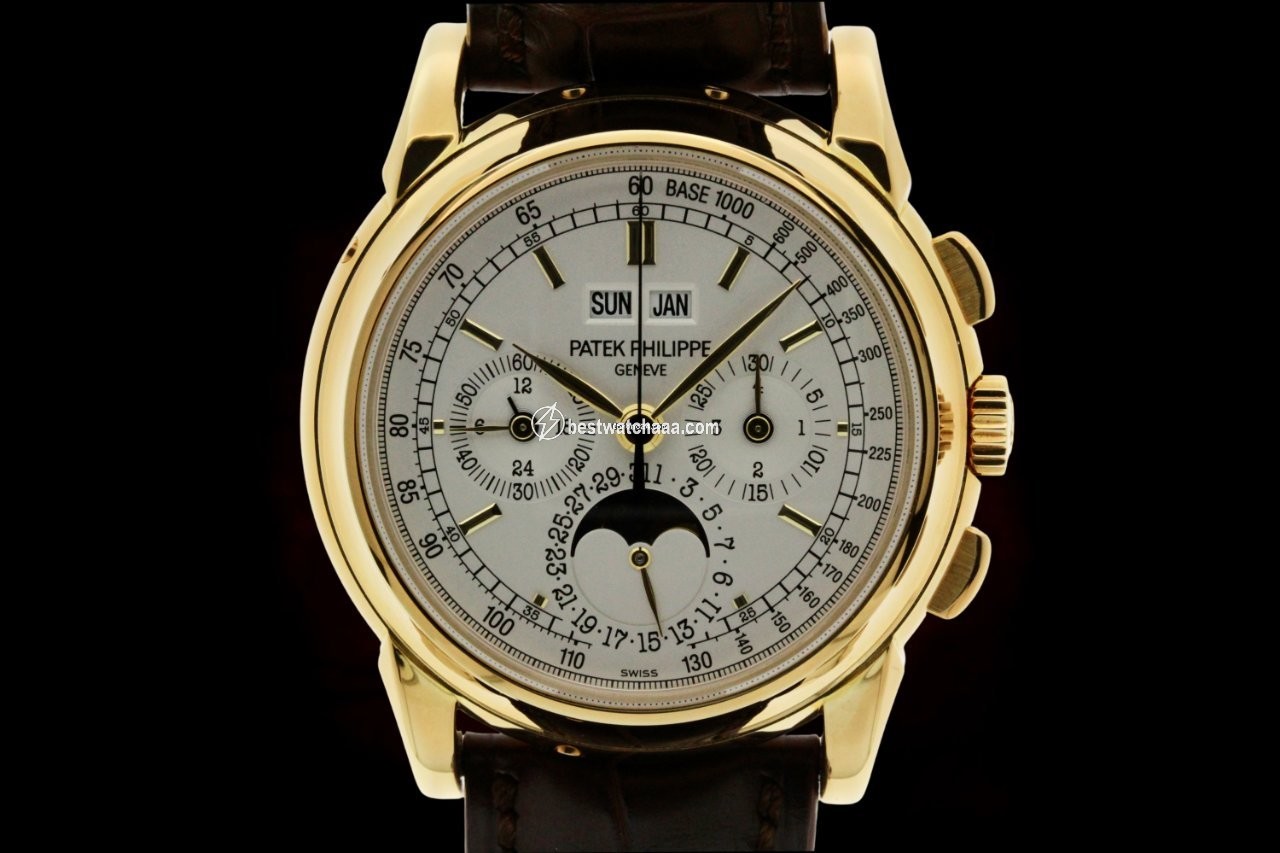 Patek Philippe Perpetual Calendar Chronograph Manual winding Yellow gold 5970J-001