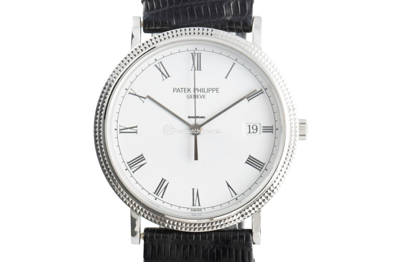 Patek Philippe Calatrava Mens watch Unisex Quartz White gold 3944