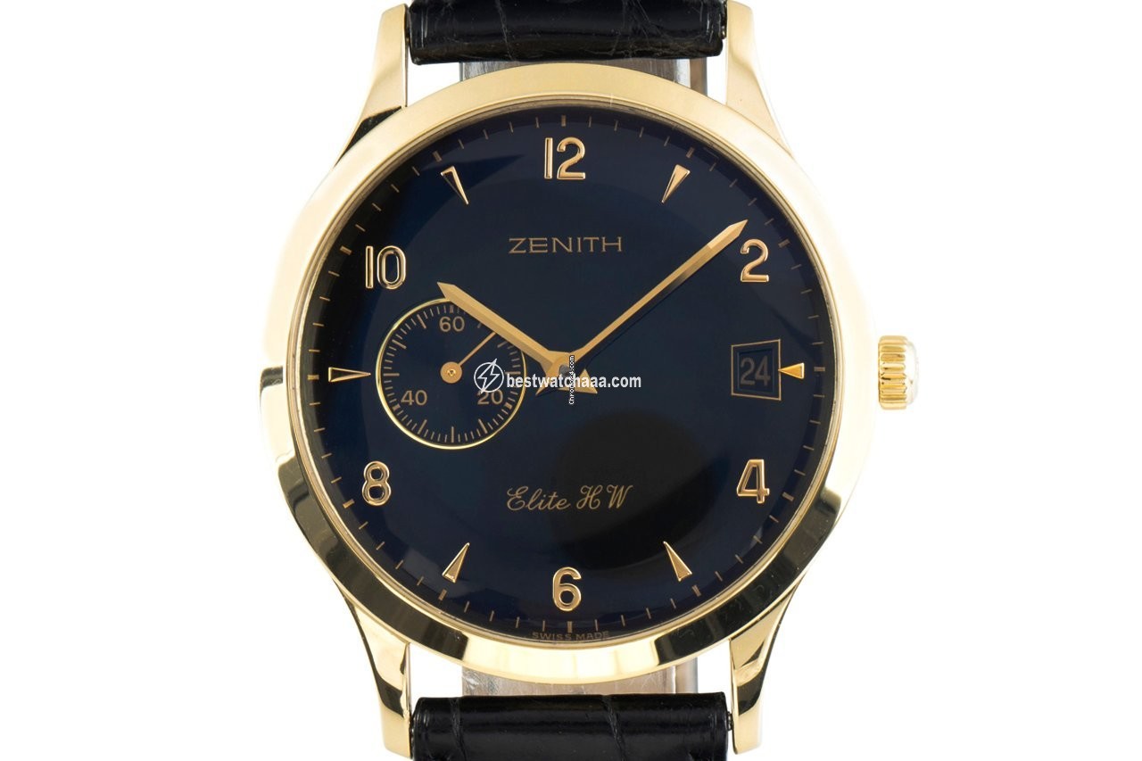 Zenith Elite Mens watch Unisex Manual winding Yellow gold 30.1125.650