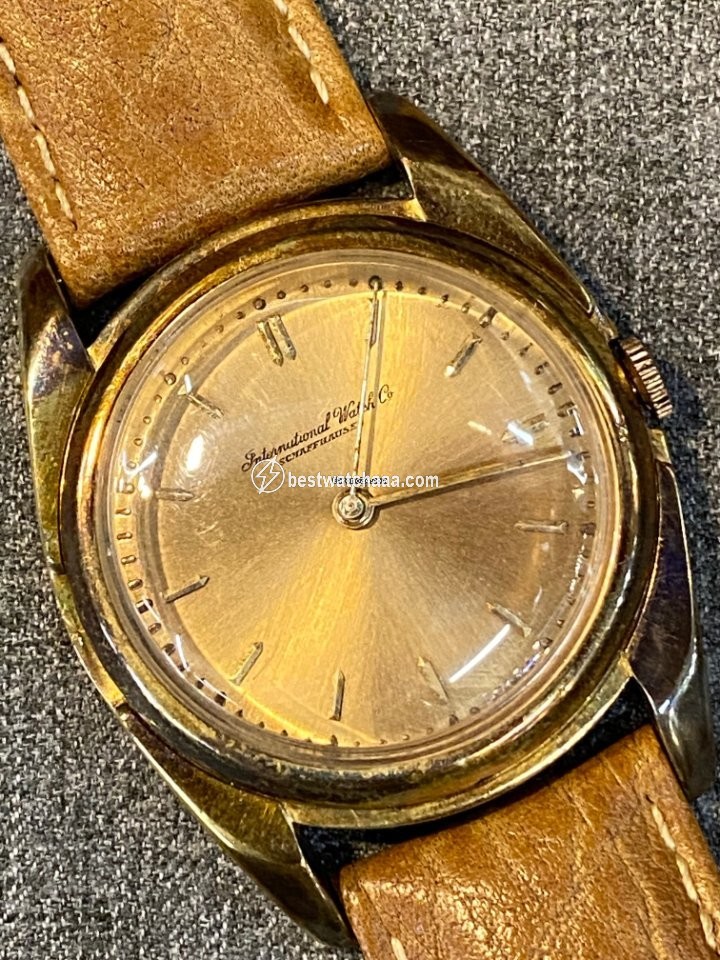 IWC Mens watch Unisex Manual winding Yellow gold 89