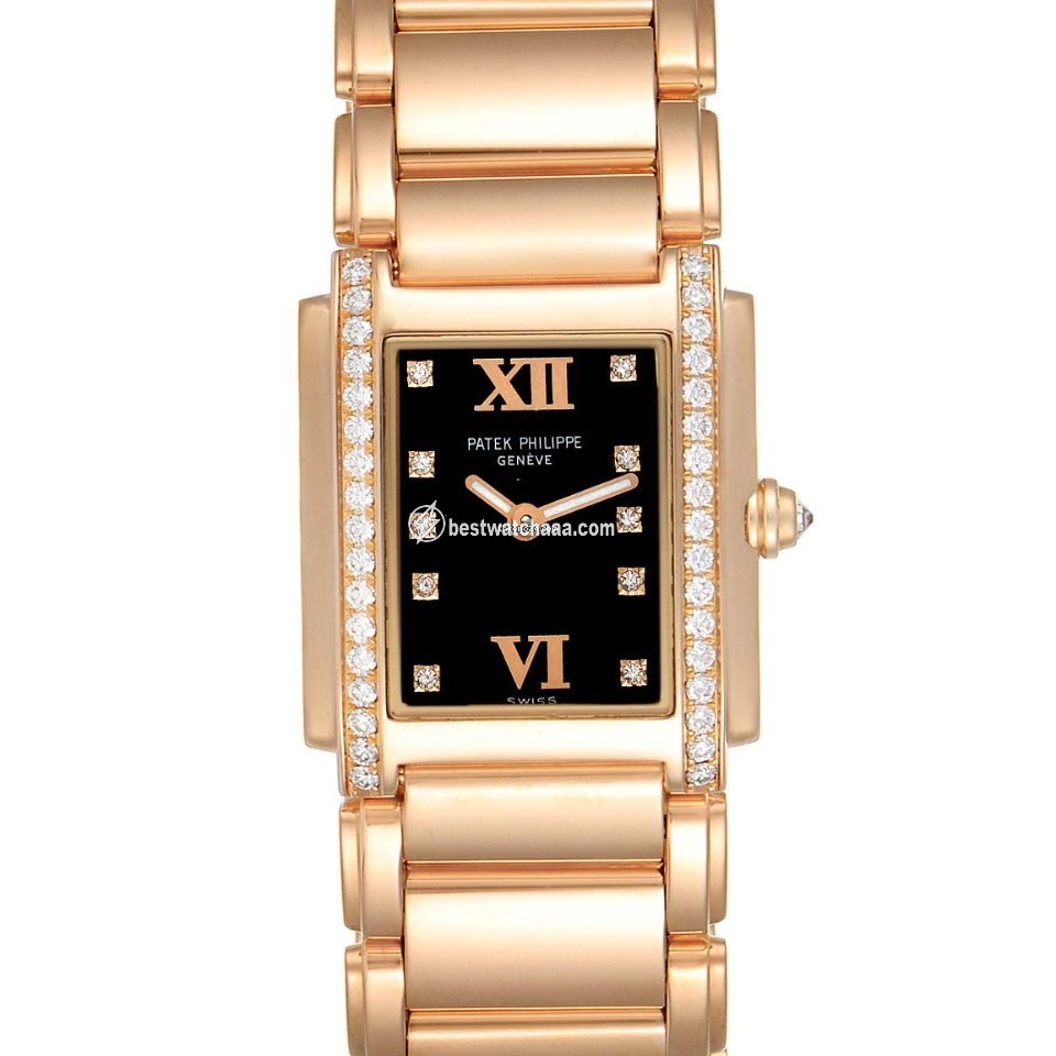 Patek Philippe Twenty~4 Womens watch Quartz Rose gold 4910 11R