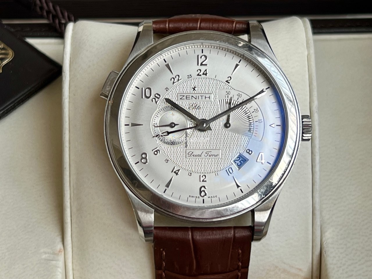 Zenith Elite Dual Time Mens watch Unisex Automatic Steel 03.0520.683 01.c492