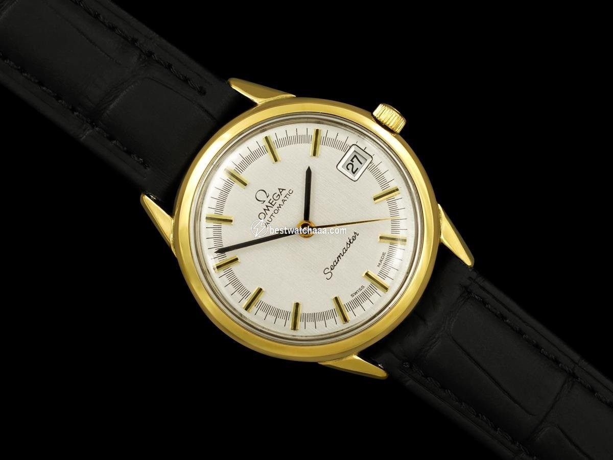 Omega Seamaster Mens watch Unisex Automatic Gold Steel 8205