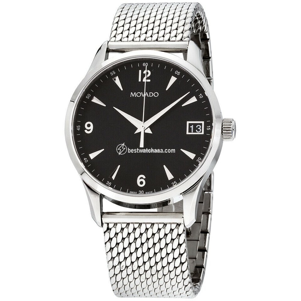 Movado Circa Quartz Steel 0606802-SDB