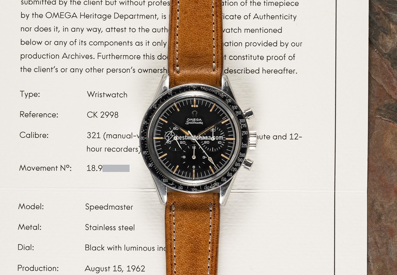 Omega Speedmaster Mens watch Unisex Manual winding Steel 2998-6