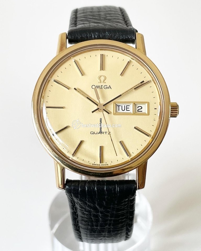 Omega Seamaster Mens watch Unisex Quartz Yellow gold 196.0161