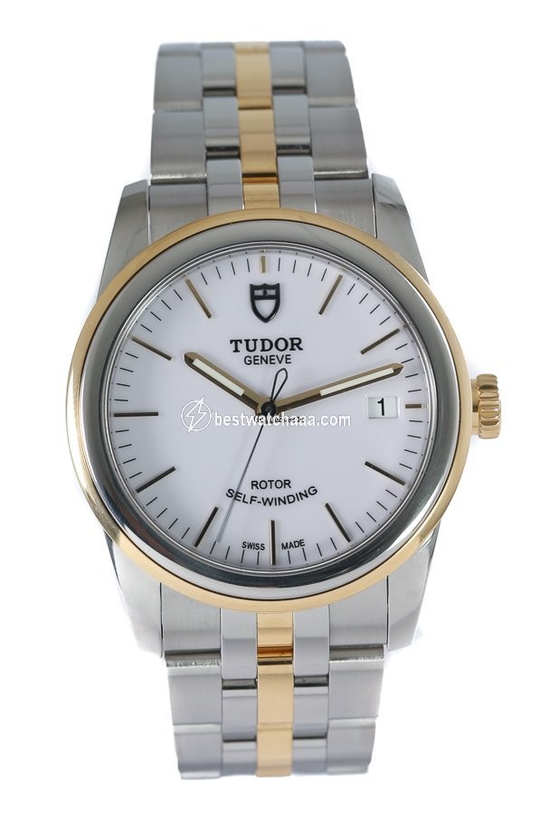 Tudor Glamour Date Mens watch Unisex Automatic Gold Steel 55003