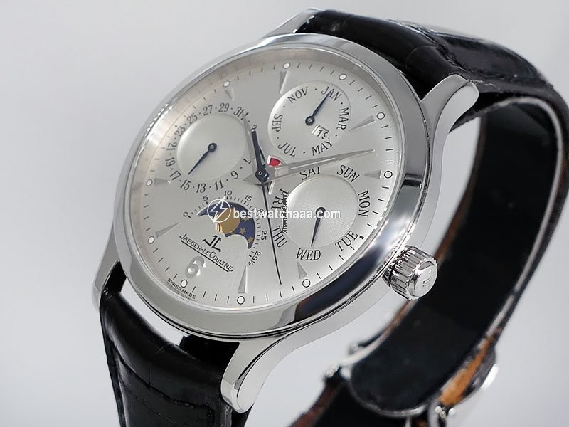 Jaeger-LeCoultre Master Ultra Thin Perpetual Mens watch Unisex Automatic Steel 140.8.80.S