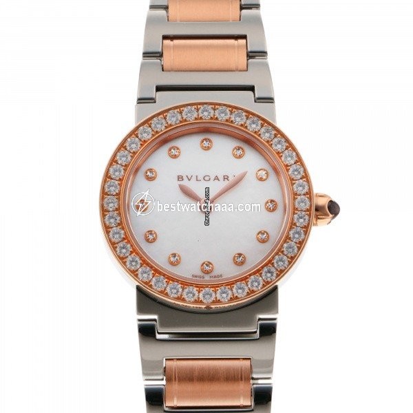Bulgari Bulgari Quartz Gold Steel BBL26WSPGD 12