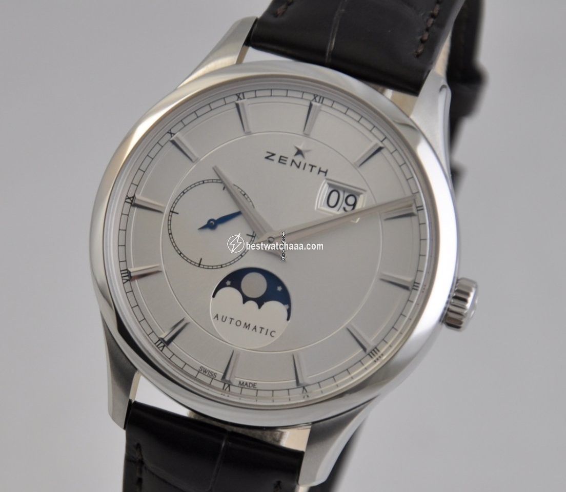 Zenith Captain Moonphase Mens watch Unisex Automatic Steel 03.2143.691 01.C498
