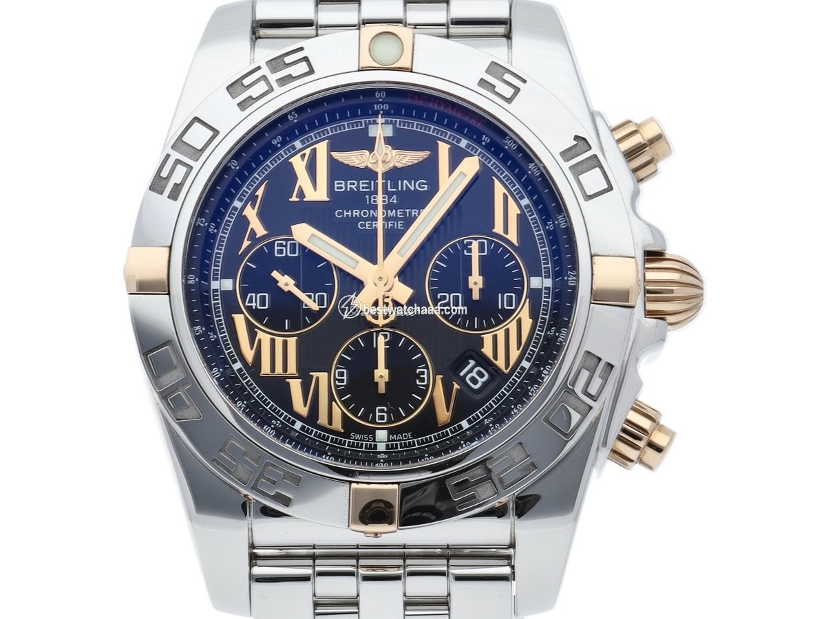Breitling Chronomat 44 Mens watch Unisex Automatic Gold Steel IB011012 B957