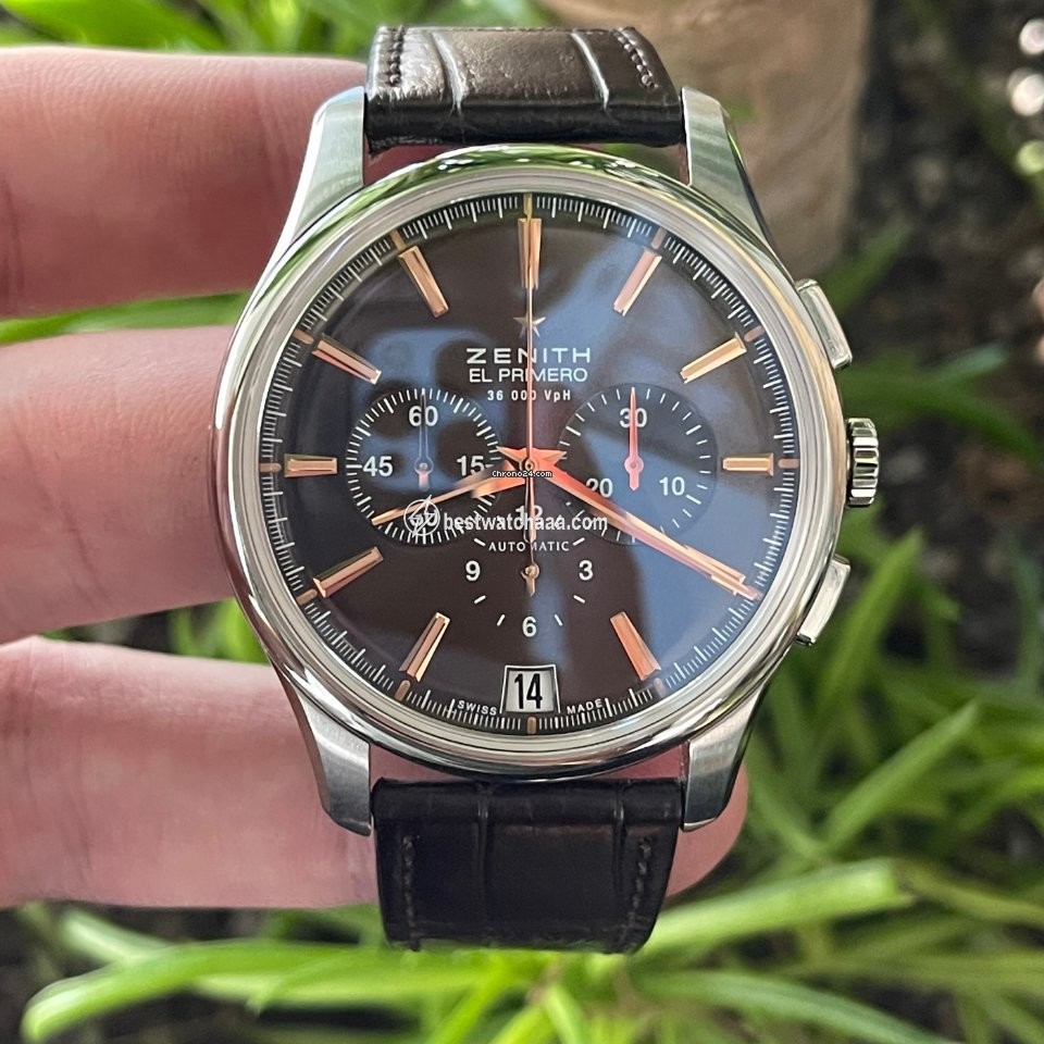 Zenith Captain Chronograph Mens watch Unisex Automatic Steel 03.2110.400 75.c498