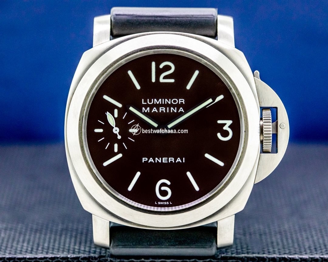 Panerai Luminor Marina Mens watch Unisex Manual winding Titanium PAM00118