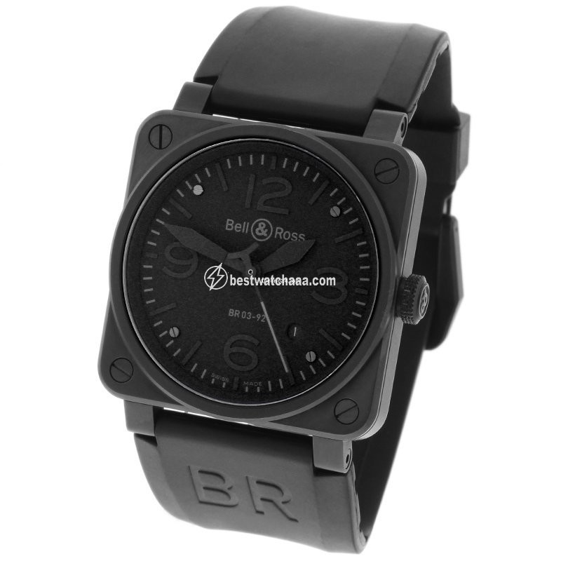 Bell & Ross BR 03 Mens watch Unisex Automatic Steel BR03-92-S