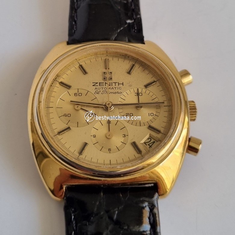 Zenith El Primero Chronograph Mens watch Unisex Automatic Gold Steel 20.0210.415