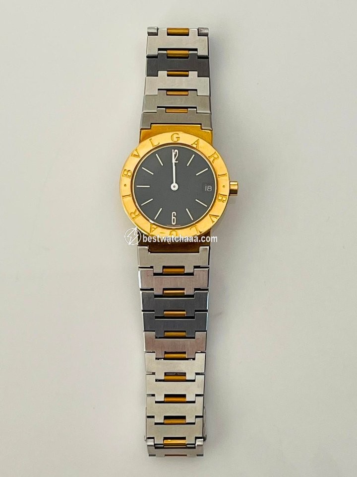 Bulgari Mens watch Unisex Quartz Yellow gold F21680