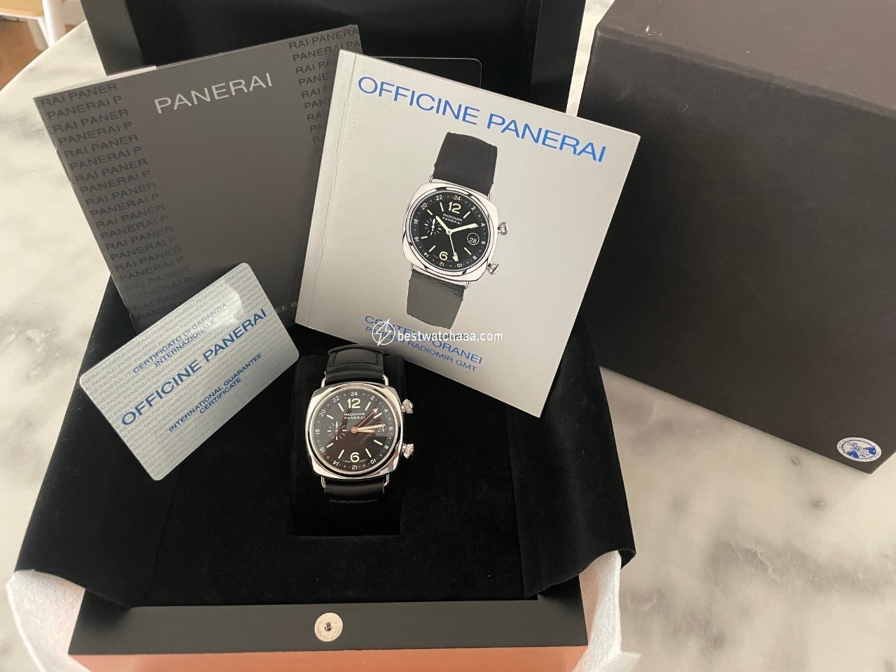 Panerai Radiomir GMT Mens watch Unisex Automatic Steel PAM 00184