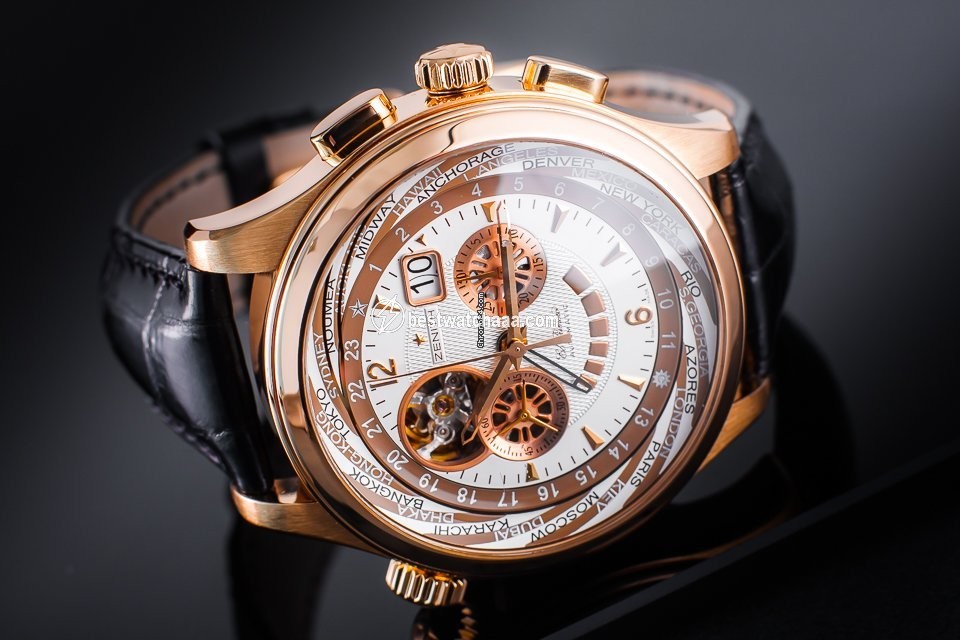Zenith Mens watch Unisex Automatic Rose gold 18 0520 4037
