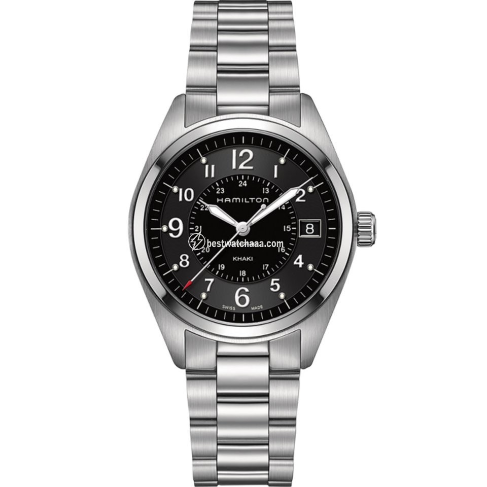Hamilton Khaki Field Mens watch Unisex Quartz Steel H68551933