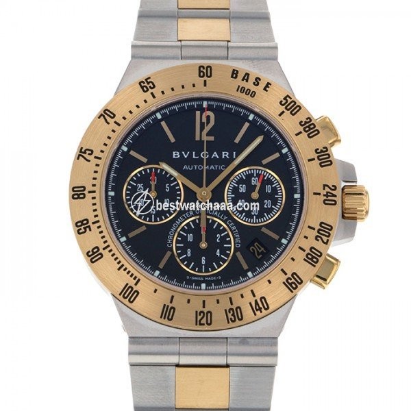 Bulgari Diagono Automatic Gold Steel CH40SGDTA